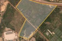 20 acres commercial land for sale in Kajjansi Industrial area at 600m per acre