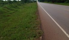 10 acres of commercial land for sale in Nakasongola Gulu Highway at 15m per acre