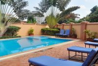 1 bedroom furnished apartments for rent in Nakasero with pool at $100 per day