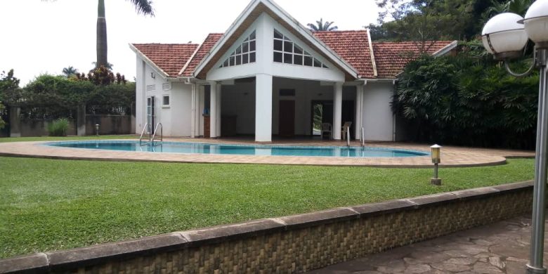 5 bedroom house for rent in Bugolobi with swimming pool at 4,500 USD