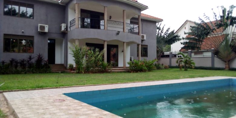 6 bedroom house for rent in Naguru with pool at $4,500