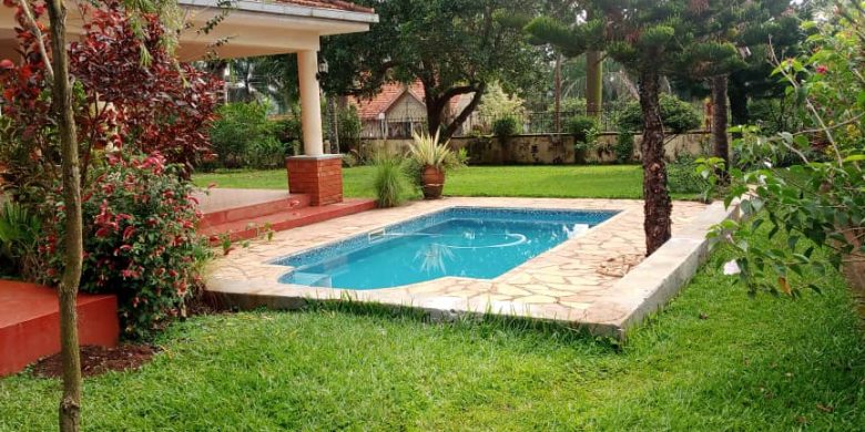 5 bedroom house with a swimming pool for rent in Naguru at $5,000
