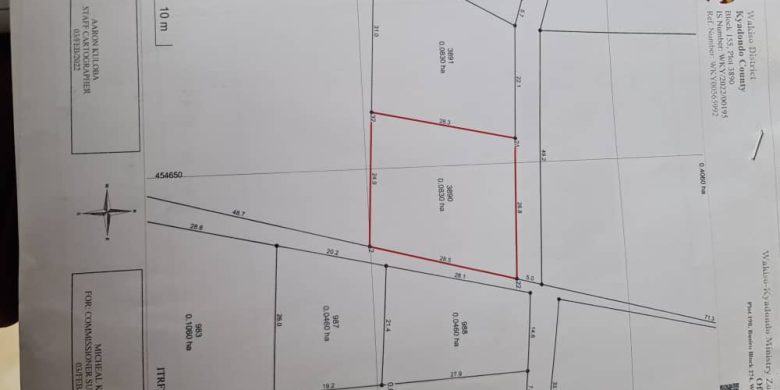 100x100ft for sale in Gayaza Busukuma at 35m