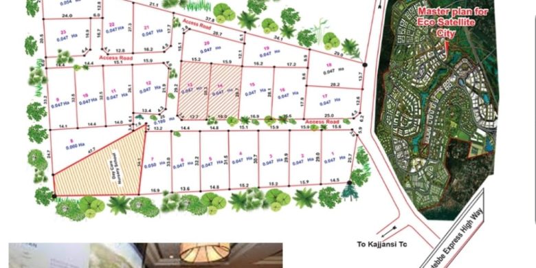 50x100ft plots for sale in Kajjansi Estate at 45m