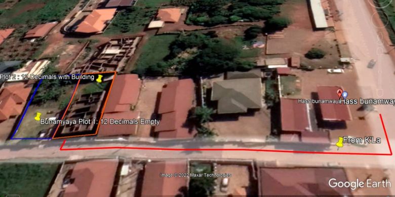 50x100ft plot of land for sale in Bunamwaya at 150m