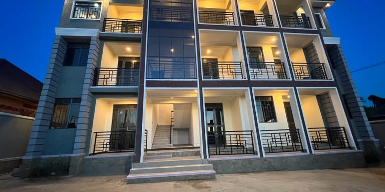 9 units apartment block for sale in Kyanja 8.1m monthly at 1 billion shillings