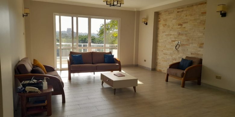 3 bedrooms furnished apartment for rent in Kololo with pool at $3600